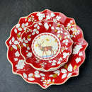 GobekUsa Christmas Dinnerware Set: Plates, Tray, Mugs, Bowls, and Dishes