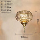 GobekUsa Gold Lustre Iron Art Pendant Lights LED E27, Exotic Design for Home, Restaurant, Bar