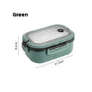 GobekUsa Kids 2-Layer Bento Lunch Box, Microwaveable Food Container for School & Outdoor Activities