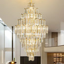 GobekUsa Crystal Chandelier: Modern Simple Luxury for Duplex Villa & Loft