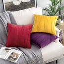 GobekUsa Knit Short Wool Velvet Plush Pillowcase for Sofa Couch Bedroom