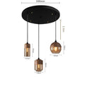 GobekUsa LED Glass Pendant Lamp: Modern Nordic Hanging Light for Kitchen, Bedroom, Hotel & Restaurant decor.