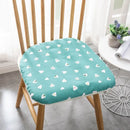 GobekUsa Cotton Hemp Dining Chair Cushion - Nordic Print, Non-Slip, Comfortable Office & Living Decor