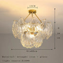 GobekUsa Crystal Glass Chandelier: Luxury Retro Pendant Light for Dining, Living, Bedroom Decor