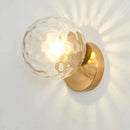GobekUsa Gold Glass Ball LED Wall Light for Living Room Bedroom Bathroom Decor