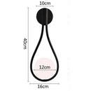 GobekUsa Glass Ball Brass Wall Lamp LED Bedroom Living Room Lighting