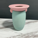 GobekUsa Geometric Ball Ceramic Vase Hand-made Home Decor