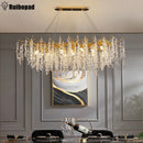 GobekUsa Gold Crystal Grapes Chandelier for Dining Living Room Bedroom