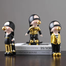 GobekUsa Boys Sports Statues: Basketball, Football, Skateboarding. Children's Decor, Gifts, Sculpture.
