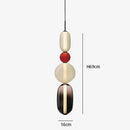 GobekUsa Candy Glass Ceiling Hanging Chandelier for Loft Living Room