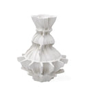GobekUsa Abstract Pleated Gear Resin Flower Vase - Home Decoration & Arrangement