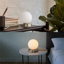 GobekUsa Glass USB Bedside Lamp Warm Light for Bedroom Decor