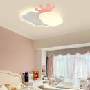 GobekUsa Cream Clouds Rainbow Ceiling Lamp for Children's Bedroom