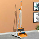 GobekUsa Household Broom Scoop Set: Folding Dustpan, Broom & Shovel, Water Wiper, Pet Hair Grabber