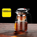 GobekUsa Glass Tea Kettle with Infuser for Brewing Tea and Herbal Drinks