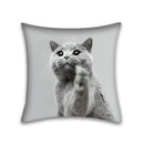 GobekUsa Cute Cat Anime Pillow Case – 45x45cm Cartoon Cushion Cover for Home and Office