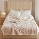 GobekUsa Coral Fleece Blanket: MultiFunctional Soft Skin-Friendly Warm Shawl
