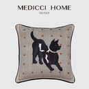 GobekUsa Luxe Greyhound Decorative Pillow Cover - Elegant Home Accent