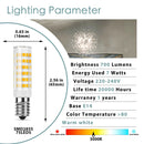 GobekUsa G9 LED Corn Bulb 3W 5W 220V 3000K 6000K Silica Gel SMD2835 Chandelier Light