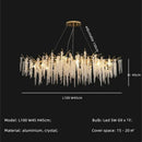 GobekUsa Gold Aluminium Branch Pendant Light Chandelier for Modern Dining Room Decor