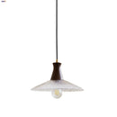 GobekUsa Glass & Wood LED Pendant Lights for Home Decor & Restaurant Lighting