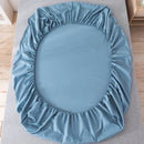 GobekUsa Double Bed Elastic Fitted Sheet - Dust-Proof Microfiber Mattress Cover