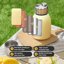 GobekUsa 300ml Mini Coffee Vacuum Flask Stainless Steel Travel Water Bottle
