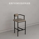 GobekUsa Industrial Style Bar Chair: High Stool for Home & Front Desk, Nordic Design