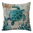 GobekUsa Coastal Cushion Cover - Sea Theme Decorative Sofa Pillowcase