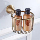 GobekUsa Bronze Bathroom Accessories Set: Towel Rack, Toilet Brush Holder, Soap Dish, Towel Shelf