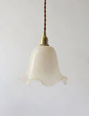 GobekUsa Glass LED Pendant Lamp: Minimalist European Style, Retro Design, Luxury Brass Finish
