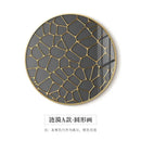 GobekUsa Gold Foil Abstract Decorative Painting for Luxury Dining Spaces