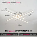 GobekUsa Black Chandelier LED Ceiling Lamp: Nordic Minimalist Square Bedroom Living Room Lighting