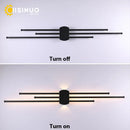 GobekUsa Black Iron LED Wall Lamp for Living Room, Bedside, TV Background - 110v 240v