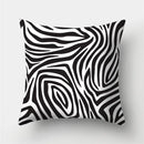 GobekUsa Geometric Stripes Pillowcase 45x45cm Polyester Cushion Cover for Living Room