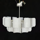 White Wabi Sabi Acrylic Pendant Chandelier