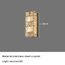 GobekUsa Crystal Glass Luxury Ceiling Chandelier - Gold LED Home Decor