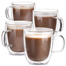 GobekUsa Double Wall Glass Coffee Cup 250/350ml Heat Resistant Latte Milk Lemon Juice