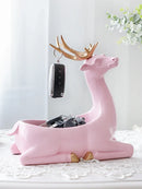 GobekUsa Elegant Resin Deer Key Storage & Home Decoration Ornaments