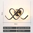 GobekUsa LED Acrylic Wall Light Shade for Bedroom Living Room Home décor