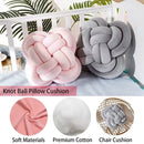 GobekUsa Knot Pillow Ball Xmas Decorative Throw Pillow with Soft Plush