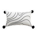 GobekUsa Cartoon Tiger Embroidered Cotton Pillow Cover for Bedroom