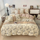 GobekUsa Cotton Printed Bedding Set: Cozy, Breathable, All Seasons Comforter Set