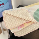 GobekUsa Kids Cartoon Milk Velvet Nap Blanket: Soft & Warm Quilt for All Seasons