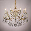 GobekUsa Crystal Chandelier Gold Chrom Nordic LED Luxury Lighting