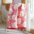 GobekUsa Cotton Gauze Bath Towel - Large Cartoon Towel 70x140cm