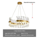 GobekUsa Gold Metal S Shape LED Pendant Lamp for Luxury Living, Bedroom, and Hotel