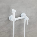 GobekUsa Bathroom Bidet Faucet Set with Hot Cold Spray Gun Nozzle & Copper Hardware