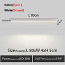 GobekUsa LED Linear Ceiling Lamp for Living Room, Dining Room, Bedroom - Minimalist Design