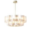 GobekUsa LED Chandelier: Modern Acrylic Kitchen Lighting Fixture with Changeable Dimming